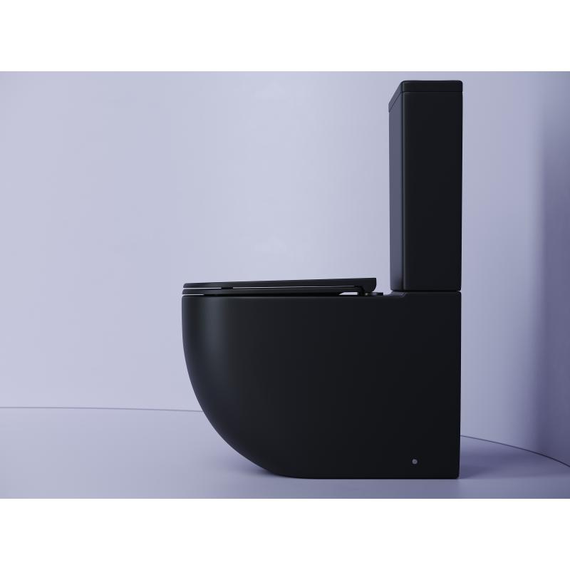 Унитаз-компакт Ceramicanova Metropol CN4001MB черный матовый