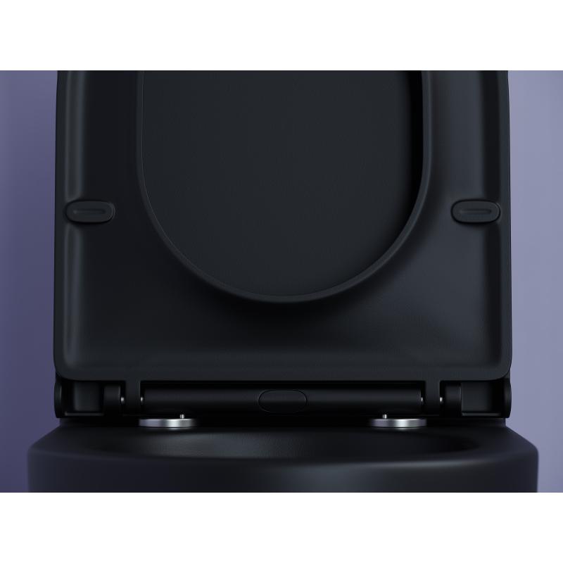 Унитаз-компакт Ceramicanova Metropol CN4001MB черный матовый
