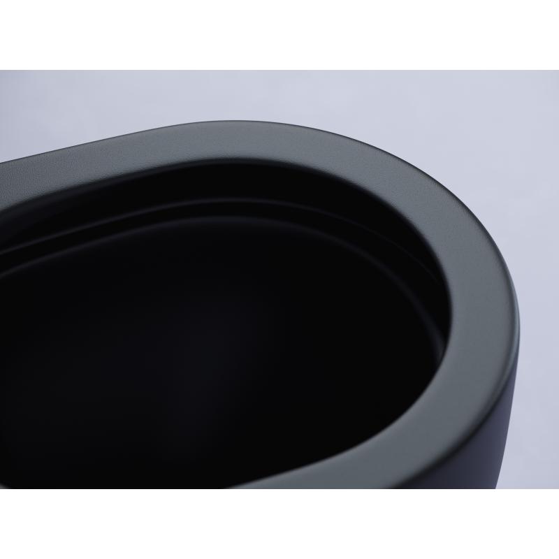 Унитаз-компакт Ceramicanova Metropol CN4001MB черный матовый