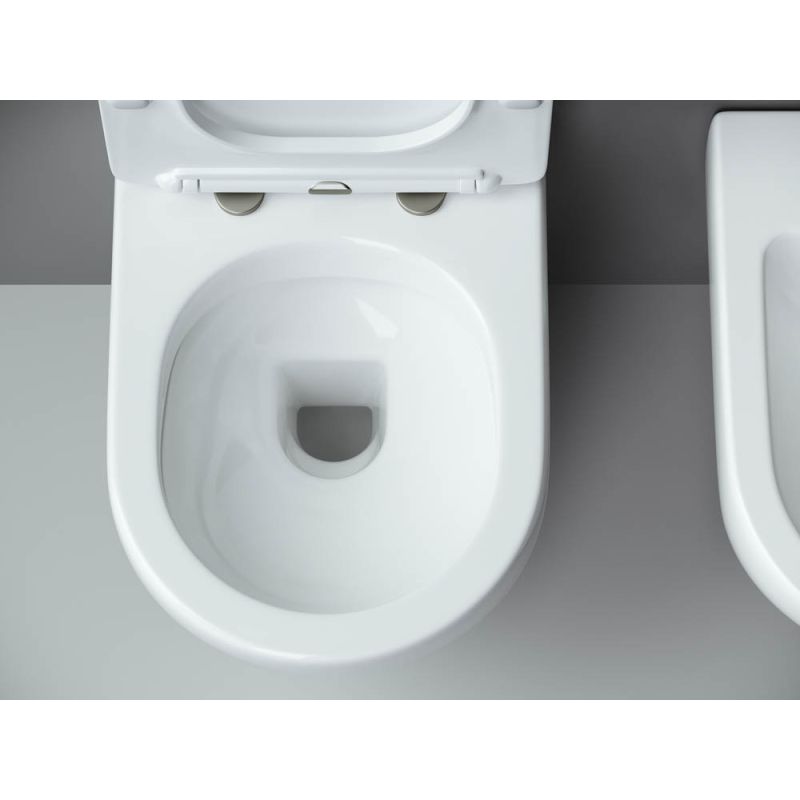 Унитаз подвесной Ceramicanova Metropol CN4002 безободковый