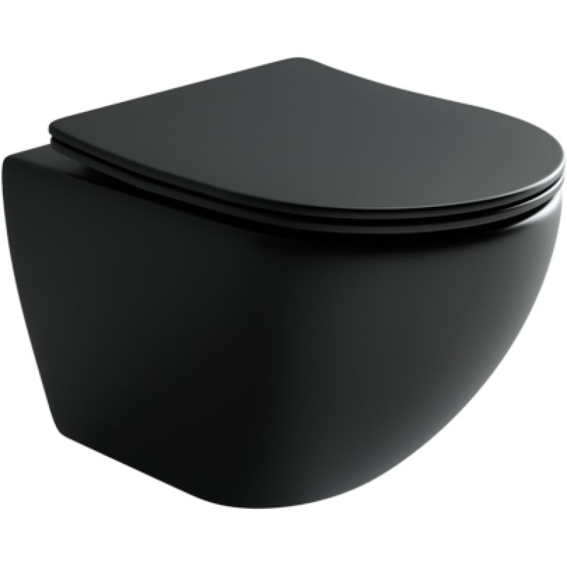 Унитаз подвесной Ceramicanova Metropol CN4002MB безободковый