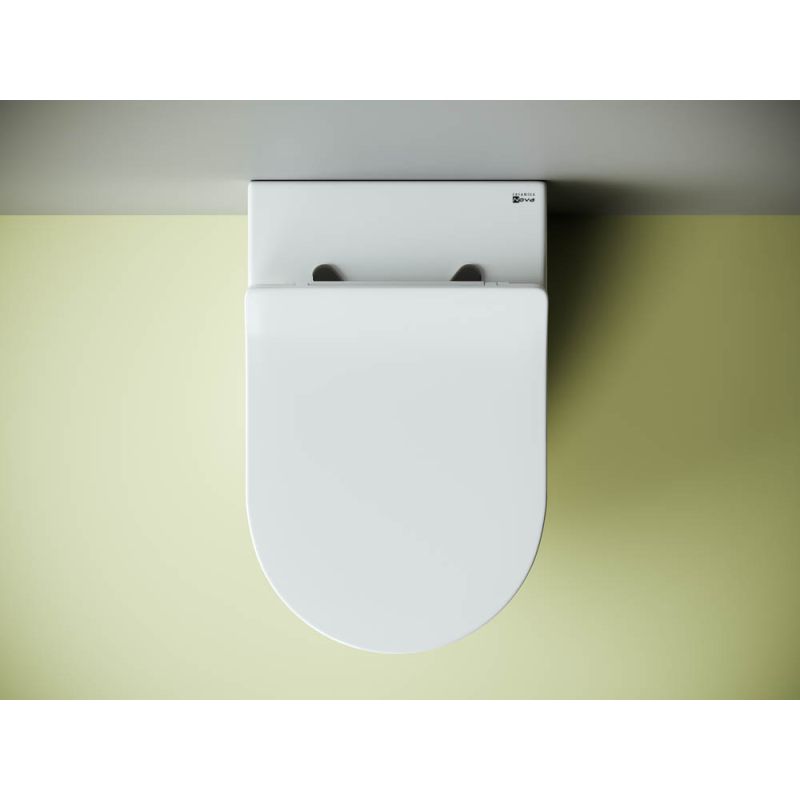 Унитаз приставной Ceramicanova Metropol CN4004 безободковый