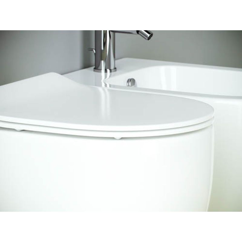 Унитаз приставной Ceramicanova Metropol CN4004 безободковый