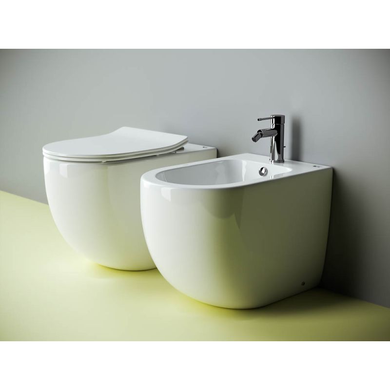 Унитаз приставной Ceramicanova Metropol CN4004 безободковый