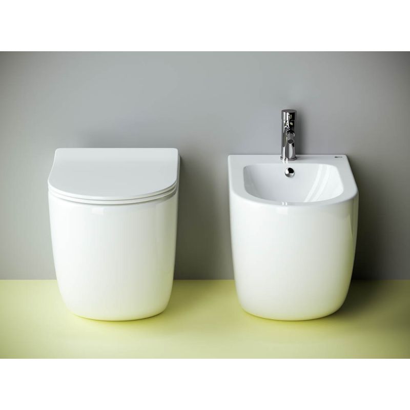 Унитаз приставной Ceramicanova Metropol CN4004 безободковый