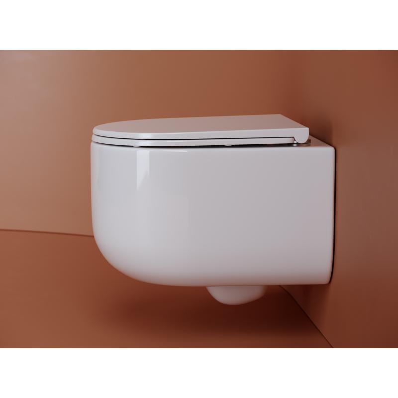 Унитаз подвесной Ceramicanova Ulma Rimless CN4006 белый