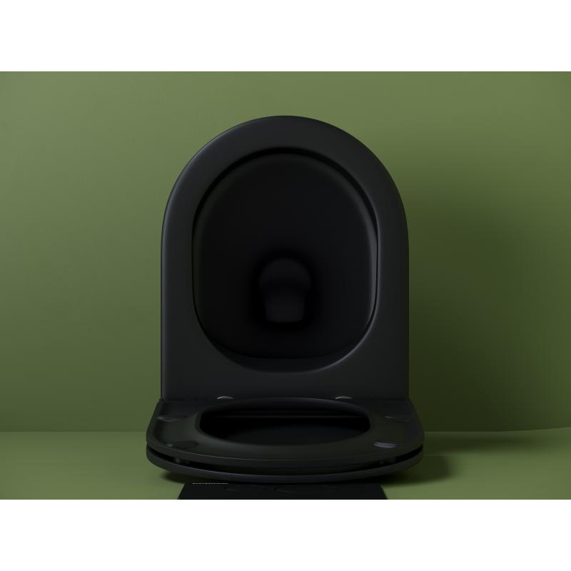 Унитаз подвесной Ceramicanova Ulma Rimless CN4006MB черный матовый