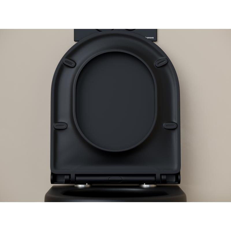 Унитаз подвесной Ceramicanova UP Rimless CN4007MB черный матовый