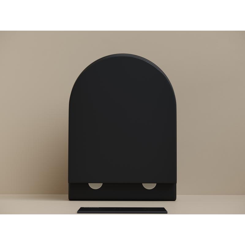 Унитаз подвесной Ceramicanova UP Rimless CN4007MB черный матовый