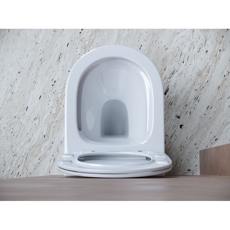 Унитаз подвесной Ceramicanova Balearica Rimless CN6000 белый