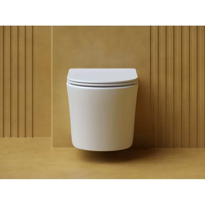 Унитаз подвесной Ceramicanova Balearica Rimless CN6000MW белый матовый