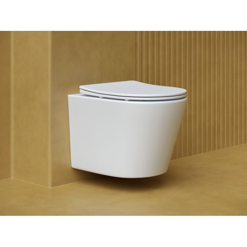 Унитаз подвесной Ceramicanova Balearica Rimless CN6000MW белый матовый