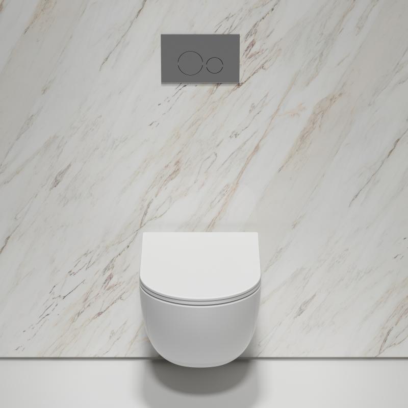 Унитаз подвесной Ceramicanova Modena Rimless CN6063, белый