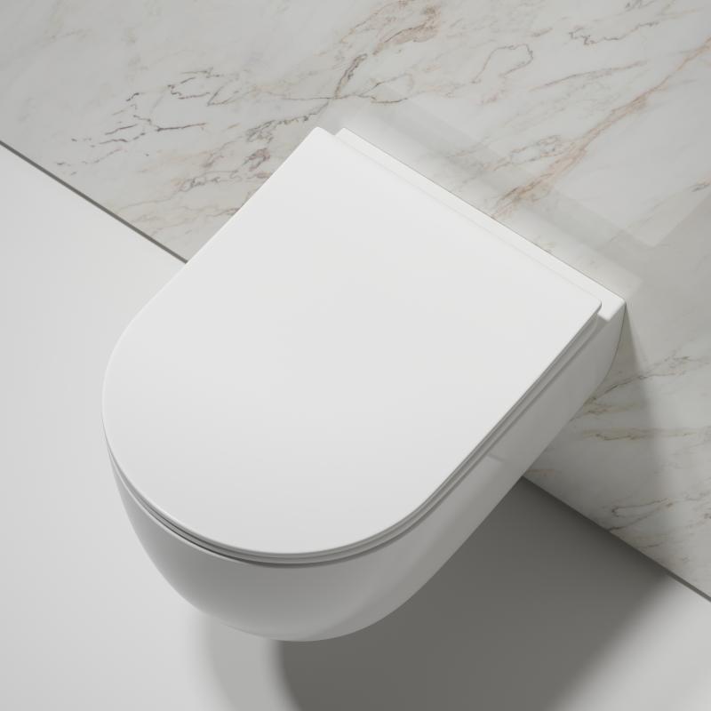 Унитаз подвесной Ceramicanova Modena Rimless CN6063, белый