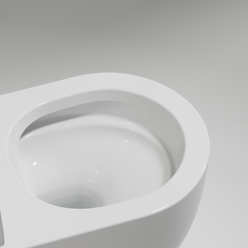 Унитаз подвесной Ceramicanova Modena Rimless CN6063, белый