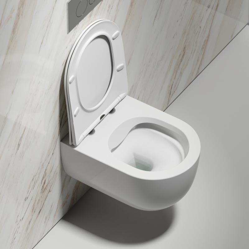 Унитаз подвесной Ceramicanova Modena Rimless CN6063, белый