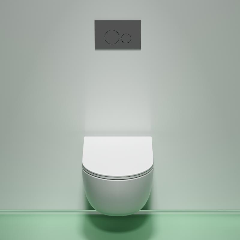 Унитаз подвесной Ceramicanova Modena Rimless CN6063MW, белый