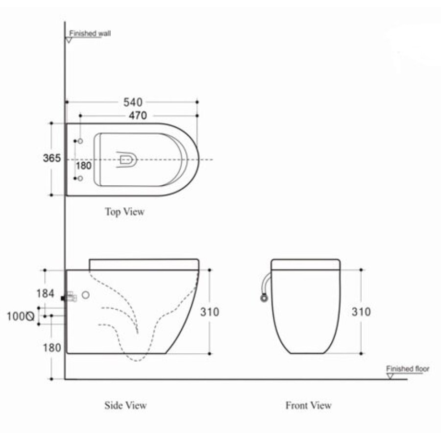 Подвесной безободковый унитаз Aquanet Cetus 287009-GW, крышка микролифт Slimseat, цвет серый