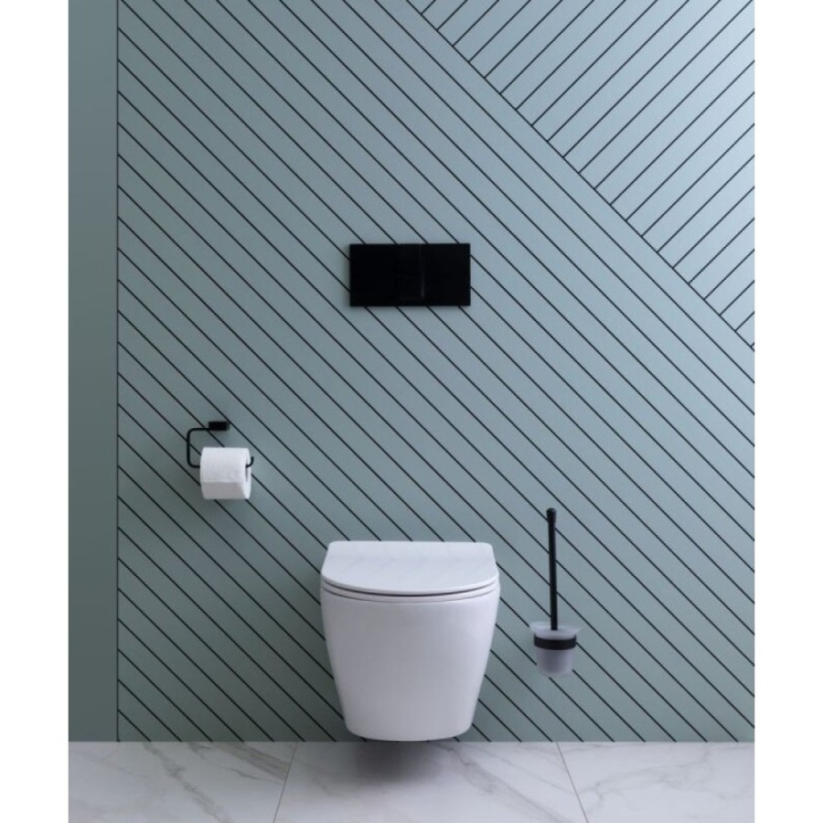 Подвесной безободковый унитаз Aquanet Cetus 2.0 W LX-1901 (243541), крышка микролифт Slimseat, цвет белый