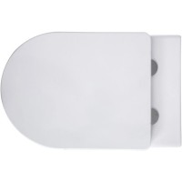 Приставной безободковый унитаз Aquanet Rimless Cetus 2.0 F LX-1902, Cetus 2.0 F, крышка микролифт, цвет белый