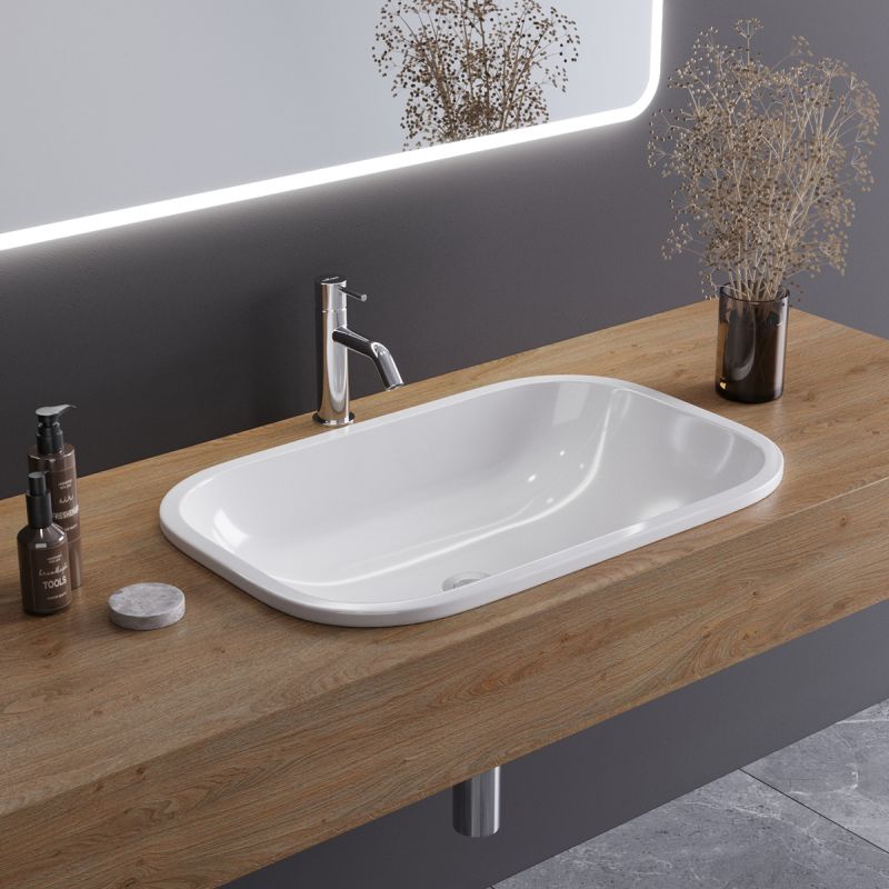 Раковина встраиваемая сверху Cezares CZR-ARE-60-LVB