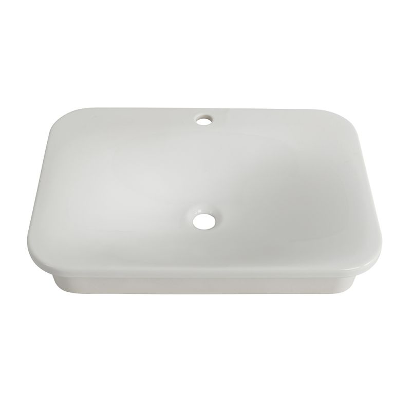 Раковина накладная керамическая полувстраиваемая Cezares CZR-DRO-65-LVB