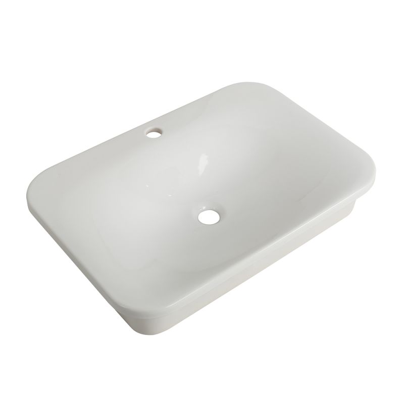 Раковина накладная керамическая полувстраиваемая Cezares CZR-DRO-65-LVB