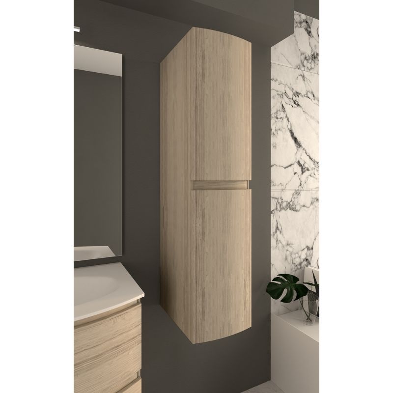 Колонна подвесная с двумя распашными дверцами, реверсивная VAGUE CEZARES 54850 Rovere sbiancato