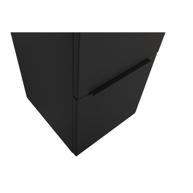 Колонна подвесная с распашной дверью, с зеркалом внутри, одним выдвижным ящиком, реверсивная CEZARES PREMIUM 55502 Черный