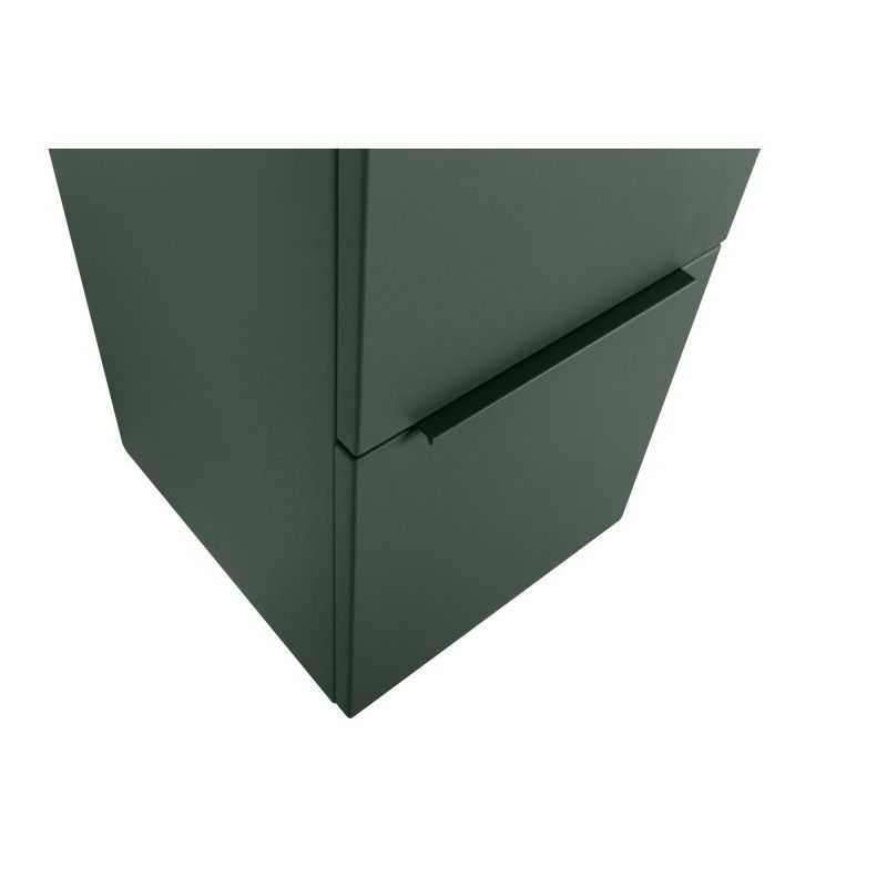 Колонна подвесная с распашной дверью, с зеркалом внутри, одним выдвижным ящиком, реверсивная CEZARES PREMIUM 55505 Зеленый