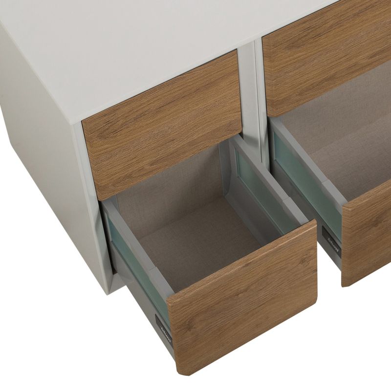 Шкафчик подвесной совместимый с базой под раковину CEZARES BELLAGIO 54719 Коричневый