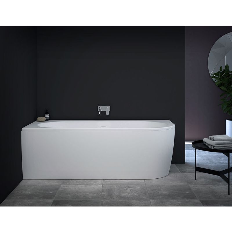 Акриловая ванна CEZARES SLIM CORNER-180-80-60-L-W37-SET