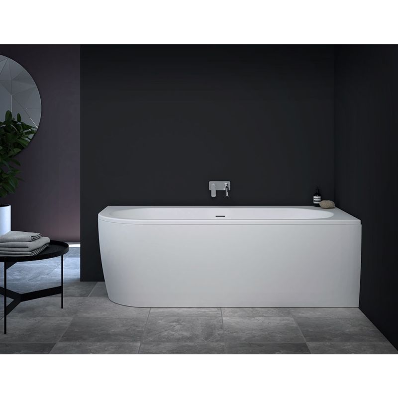 Акриловая ванна CEZARES SLIM CORNER-180-80-60-R-W37-SET