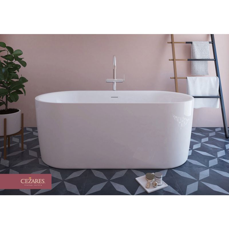 Акриловая ванна CEZARES METAURO-INT-Central-180-80-60