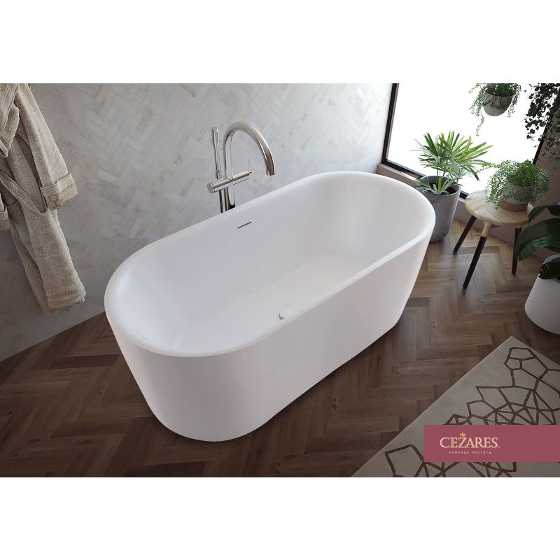 Акриловая ванна CEZARES METAURO-INT-Central-180-80-60
