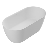 Ванна из искусственного камня Solid Surface 1500x750x575, CEZARES CZR-RELAX-150-75-57-SSB