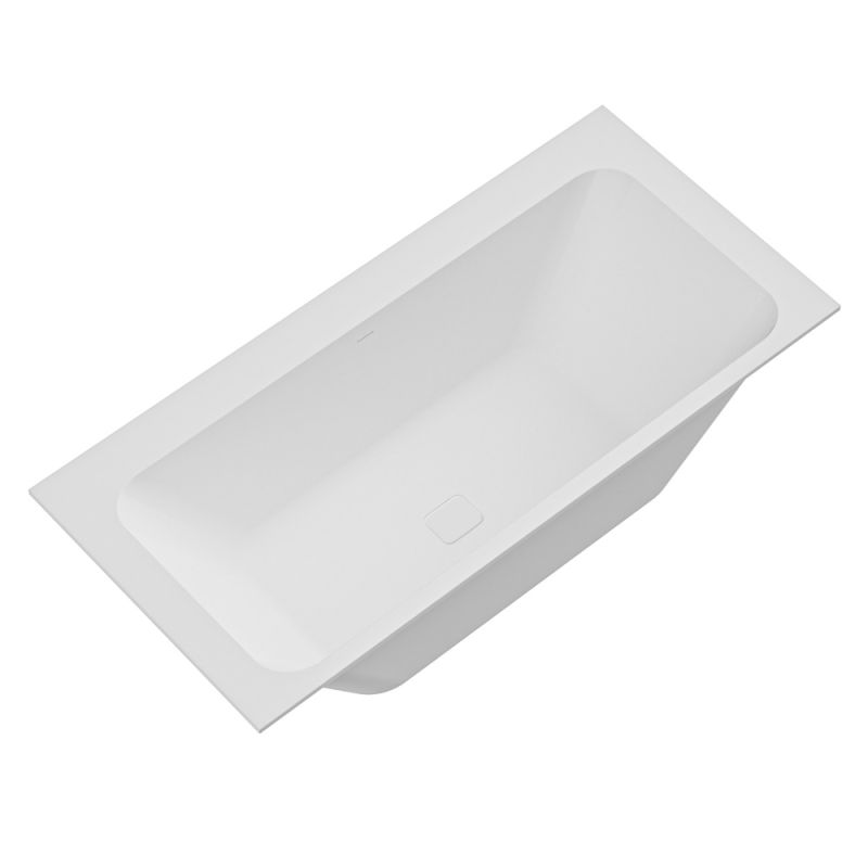 Ванна из искусственного камня Solid Surface 1703x797x570, CEZARES CZR-SLIDER-170-80-57-SSB