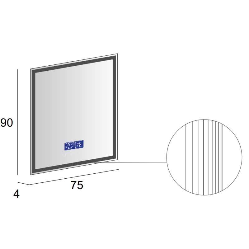 Зеркало CEZARES 45062