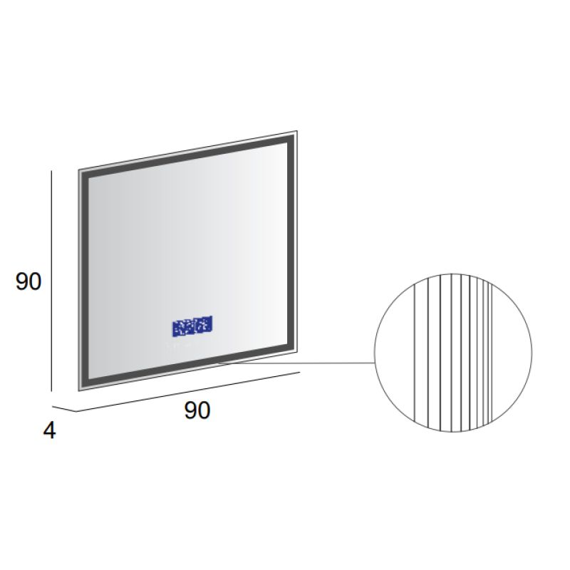 Зеркало CEZARES 45063