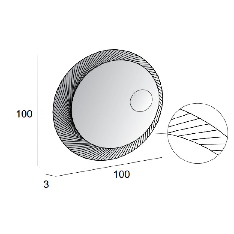 Зеркало CEZARES 45011