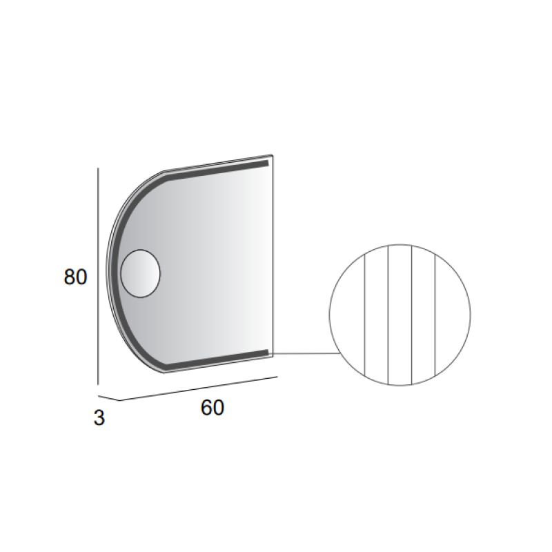 Зеркало CEZARES 45029