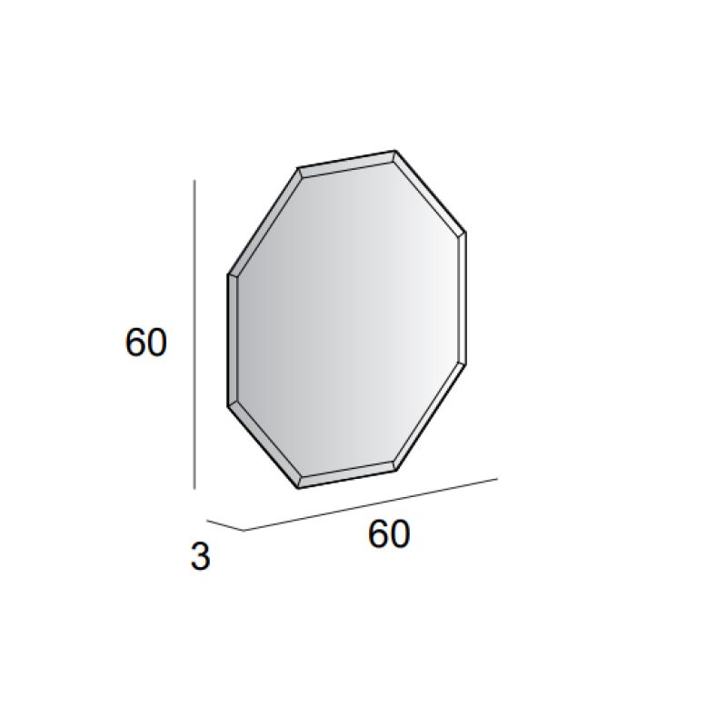 Зеркало CEZARES 45078