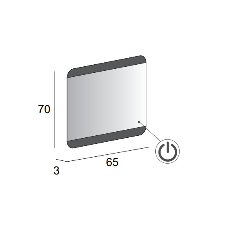 Зеркало CEZARES 45004