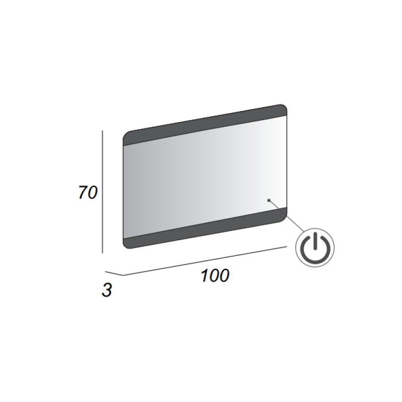Зеркало CEZARES 45005