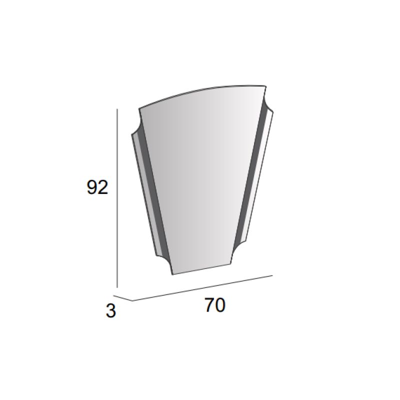 Зеркало CEZARES 45020
