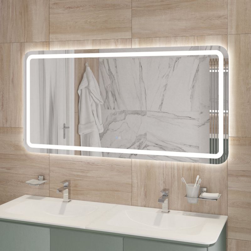 Зеркало Cezares CZR-SPC-STYLUS-1500-700-TCH-WARM