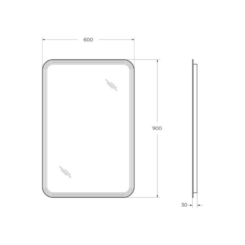 Зеркало CEZARES 54354