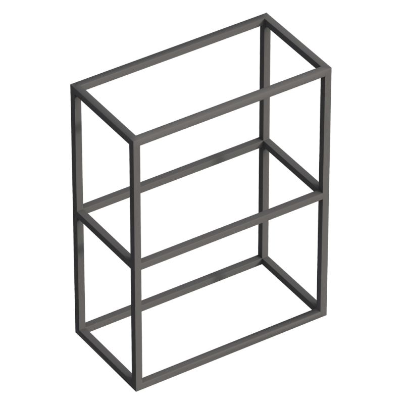 Металлическая двухъярусная сварная подвесная полка CEZARES CADRO-60/30/80-2C-SO-MET-ST