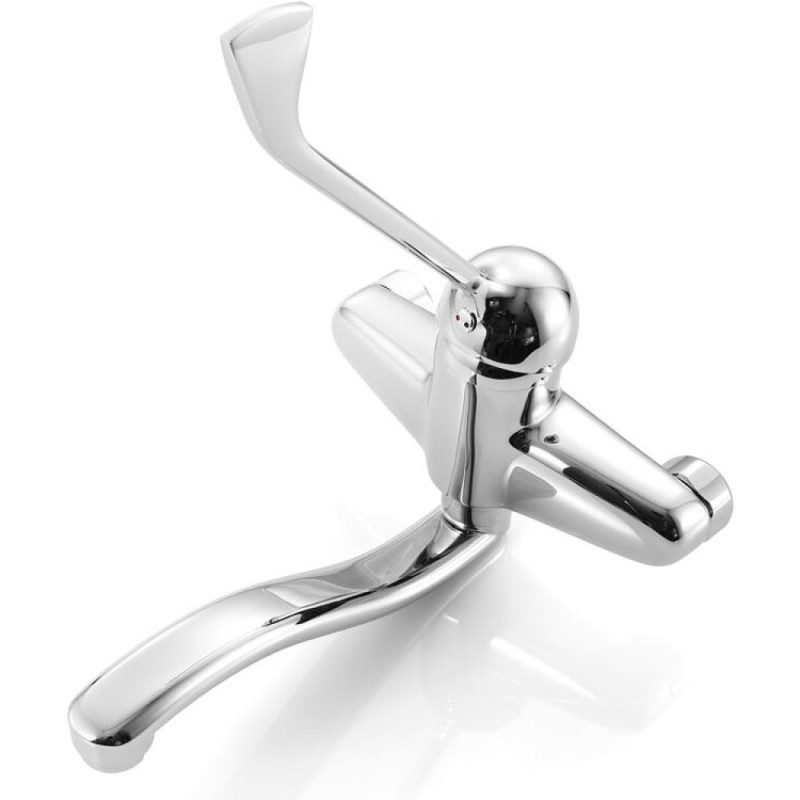 Смеситель для раковины Iddis, CG53654C, медицинский, хром