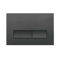 Инсталляция Orange CI01-100W+APB244, с подвесным безободковым унитазом, сиденье микролифт, клавиша смыва черная матовая